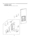 DISPENSER PARTS Diagram and Parts List for LFX25971ST LFX25971ST /01 LG Refrigerator
