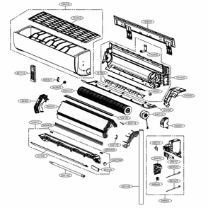 Part Location Diagram of MDJ65624701 LG FILTER,AIR