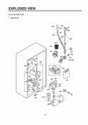 ICE & WATER PART  EXPLODED VIEW Diagram and Parts List for LRSPC2031T  LG Refrigerator