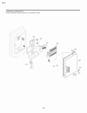 Part Location Diagram of AEH36582801 LG Hinge Assembly,Upper
