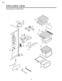 REFRIGERATOR COMPARTMENT EXPLODED VIEW Diagram and Parts List for LSC27931ST  LG Refrigerator