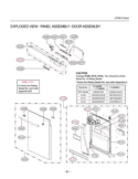 Part Location Diagram of 3550ED0001H LG Cover,Front