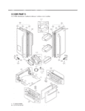 Part Location Diagram of 4811JJ2015D LG Bracket Assembly,Door