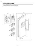 Part Location Diagram of 4621JA3003A LG Stopper Assembly,Door