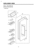 Part Location Diagram of 3550JD1098B LG Cover,Tray