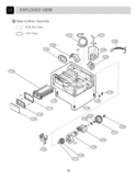 Part Location Diagram of 4779EA3001B LG Leg Assembly