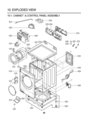 Part Location Diagram of 6201EC1006M LG FILTER ASSEMBLY