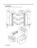 DOOR PARTS Diagram and Parts List for LFC25770ST ASTCLGA LG Refrigerator