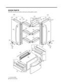 Part Location Diagram of ADC55707355 LG DOOR ASSEMBLY,FREEZER