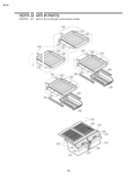 Part Location Diagram of 4890JL1002R LG SHELF,GLASS