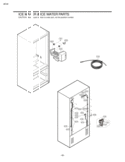 ICE MAKER & ICE WATER PARTS Diagram and Parts List for LRBC22544WW  LG Refrigerator
