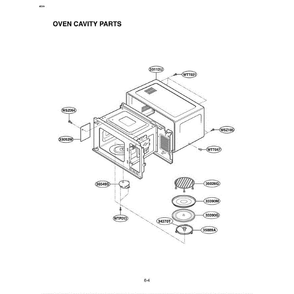 Section 3 Diagram and Parts List for LMH1017CVST AS1ELGA LG Microwave Oven Combo