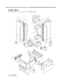 DOOR PARTS Diagram and Parts List for LFX25980ST LFX25980ST /01 LG Refrigerator