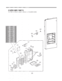 DISPENSER PARTS Diagram and Parts List for LFX25980ST LFX25980ST /01 LG Refrigerator