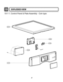 Part Location Diagram of 3045EL1002K LG TUB ASSEMBLY,DRUM