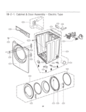 Part Location Diagram of 4986EL2004A LG Gasket