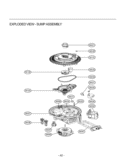 EXPLODED VIEW  SUMP ASSEMBLY Diagram and Parts List for LDF7932ST  LG Dishwasher
