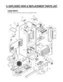 CASE PARTS   EXPLODED VIEW & REPLACEMENT PARTS Diagram and Parts List for LFC21770ST LFC21770ST /01 LG Refrigerator
