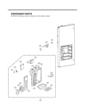 DISPENSER PARTS Diagram and Parts List for LMX25981SB LMX25981SB /01 LG Refrigerator