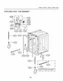Part Location Diagram of 4775ED3003A LG Hinge Assembly