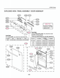 Part Location Diagram of 4986DD3003A LG Gasket