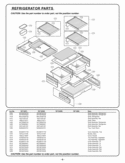 Part Location Diagram of 5027JJ2012K LG Shelf Assembly,Net