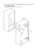 ICE & MAKER PARTS Diagram and Parts List for LFX25971SW LFX25971SW /02 LG Refrigerator
