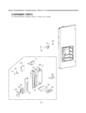 DISPENSER PARTS Diagram and Parts List for LFX25971SB AWB2LGA LG Refrigerator