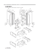 DOOR PARTS Diagram and Parts List for LMX25981ST LMX25981ST /01 LG Refrigerator