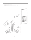 DISPENSER PARTS Diagram and Parts List for LMX21981ST LMX21981ST /01 LG Refrigerator