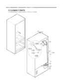 ICE & MAKER PARTS Diagram and Parts List for LFX21971ST LFX21971ST /02 LG Refrigerator