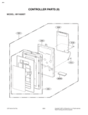 CONTROLLER PARTS II Diagram and Parts List for MV1608ST  LG Microwave