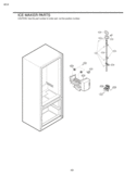 ICE MAKER PARTS Diagram and Parts List for 75082  LG Refrigerator