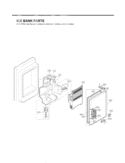 ICE BANK PARTS Diagram and Parts List for GR-L218USJH AST3LGA LG Refrigerator