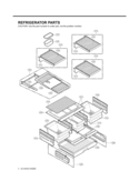 REFRIGERATOR PARTS Diagram and Parts List for LFX25971SW LFX25971SW /03 LG Refrigerator