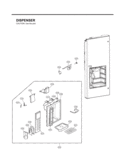 DISPENSER PARTS Diagram and Parts List for LFX25971SW LFX25971SW /03 LG Refrigerator
