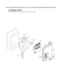 ICE BANK PARTS Diagram and Parts List for LFX25971ST AST3LGA LG Refrigerator