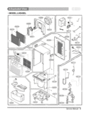 Service Manual Diagram and Parts List for LHD45ELY8  LG Dehumidifier