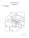 Part Location Diagram of 4890W1D042A LG Window,Glass