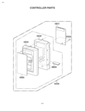 Part Location Diagram of 4781W1M129C LG Controller Assembly,Keypad