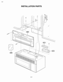 INSTALLATION PARTS Diagram and Parts List for MV-1525B  LG Microwave