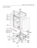EXPLODED VIEW  TUB ASSEMBLY Diagram and Parts List for LDS5811ST LDS5811ST /02 LG Dishwasher