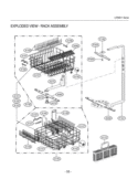 EXPLODED VIEW  PANEL ASSEMBLY  DOOR ASSEMLBY Diagram and Parts List for LDS5811ST LDS5811ST /02 LG Dishwasher