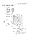 EXPLODED VIEW  TUB ASSEMBLY Diagram and Parts List for LDF7811BB LDF7811BB /01 LG Dishwasher
