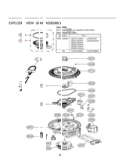 EXPLODED VIEW  SUMP ASSEMBLY Diagram and Parts List for LDF7811BB LDF7811BB /01 LG Dishwasher