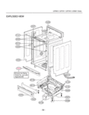 Dishwasher Exploded View 1 Diagram and Parts List for LDF7810BB LDF7810BB /01 LG Dishwasher