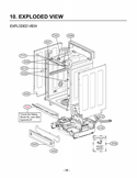 ACCESSORIES Diagram and Parts List for LDF9810ST LDF9810ST /01 LG Dishwasher