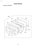 Part Location Diagram of 3651W1A028A LG Handle Assembly
