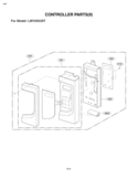 Part Location Diagram of 4781W1M452L LG Controller Assembly,Keypad