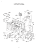 INTERIOR PARTS I Diagram and Parts List for LMV2073WW LMV2073WW/01 LG Microwave